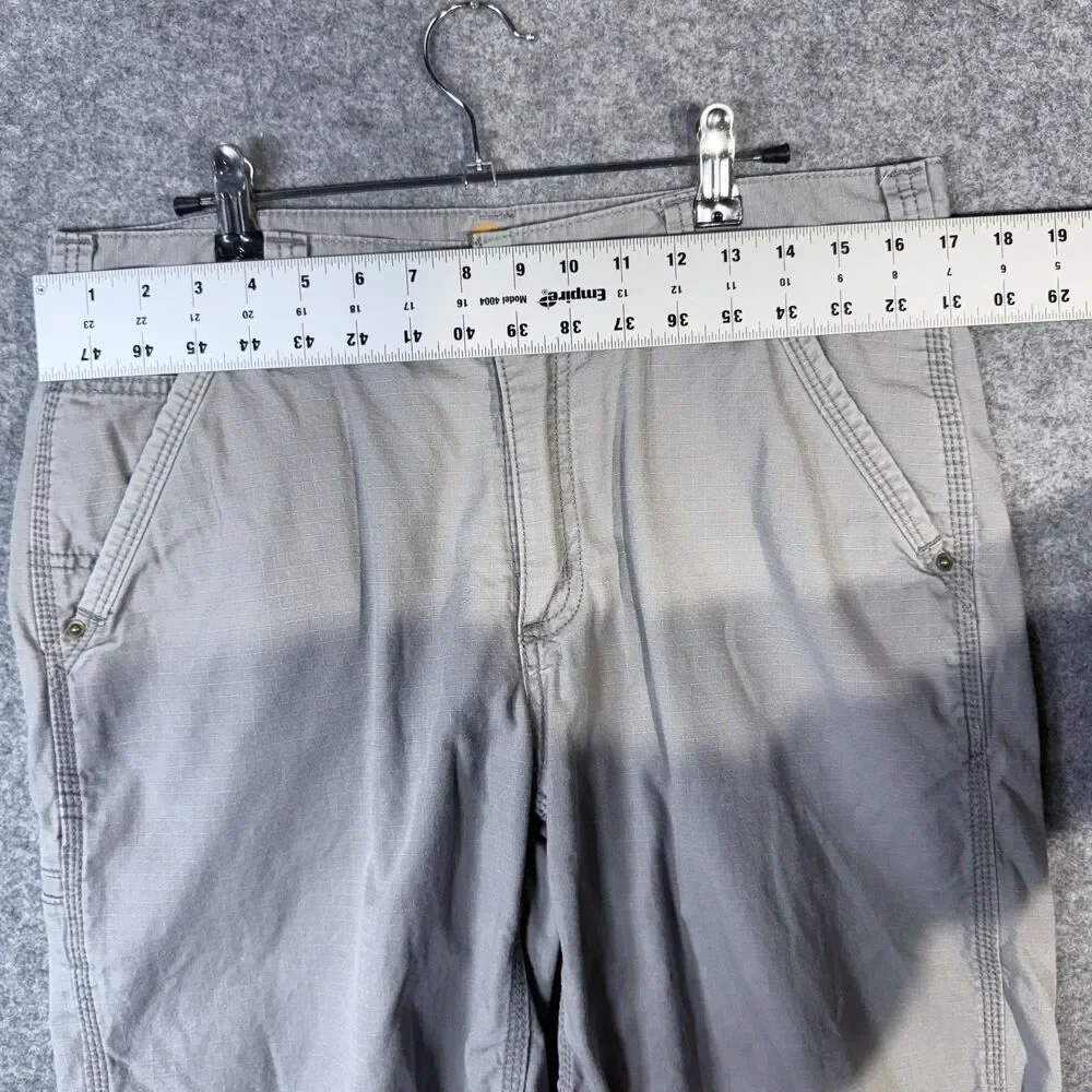 Carhartt Men's‎ Relaxed Fit Gray Work Shorts Size 33
